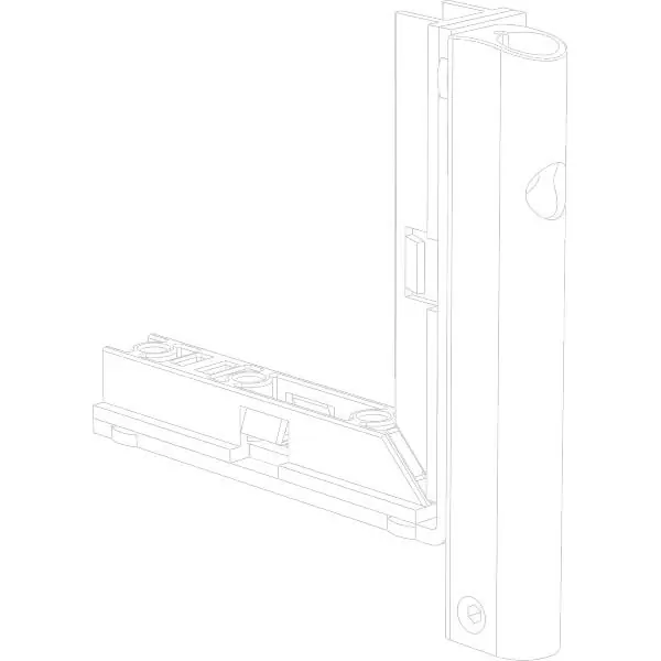 WINKHAUS křídlové ložisko FL.HT.18-9-12.RS, 12/18-9V, 130 kg, pravé, sříbrné Časově Omezené