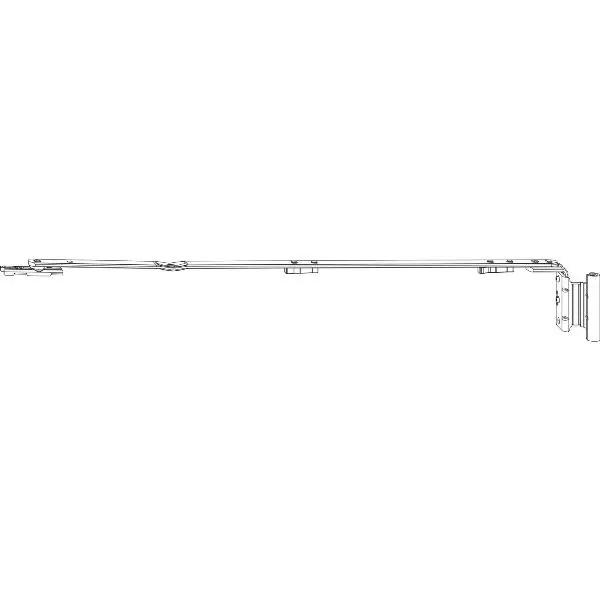 ROTO NX raménko nůžek P 12/20-13 vel. 500 FFB 801-1400 mm stříbrné levé Originální