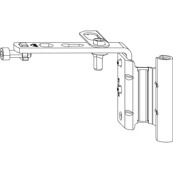 Nová Kolekce ROTO NX falc raménko nůžek T 12/20-13 PVC levé stříbrné