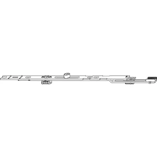 Vrácení Zdarma WINKHAUS Středový zámek MK.VS.150.KG, délka čelní desky 150 mm, stříbrný