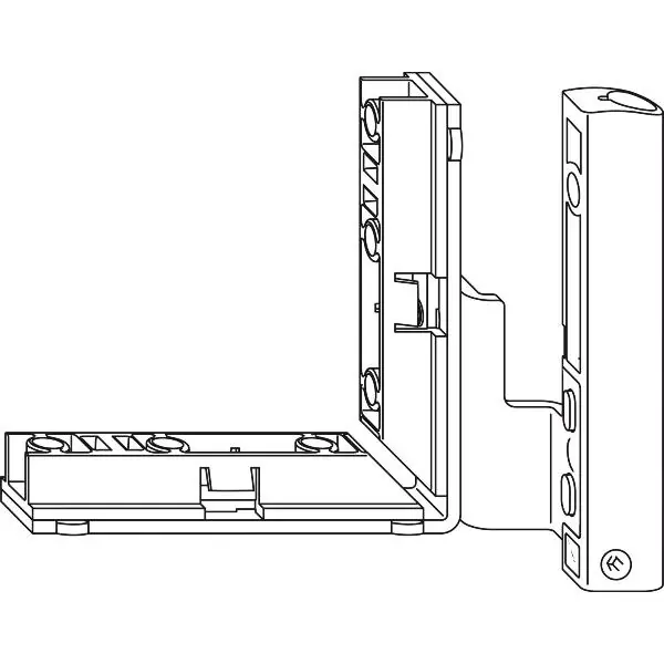 WINKHAUS křídlové ložisko FL.HT.18-13-12.RS, 12/18-13V, 130 kg, pravé, stříbrné Aktuální
