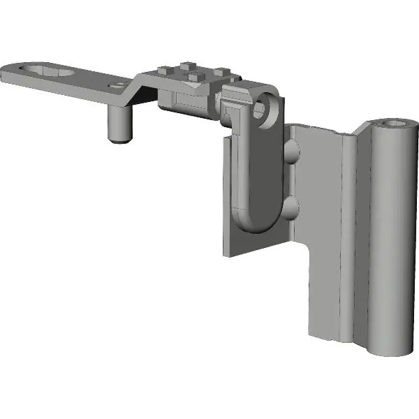Rychlé Dodání WINKHAUS otočný ložiskový pant DL.K.20-13.LS, 12/20-13V, 130kg, levý, stříbrný