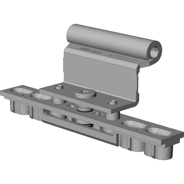 Sezónní Sleva WINKHAUS výklopný pant KB.K.20-9, 12/20-9V, 80 kg, stříbrný