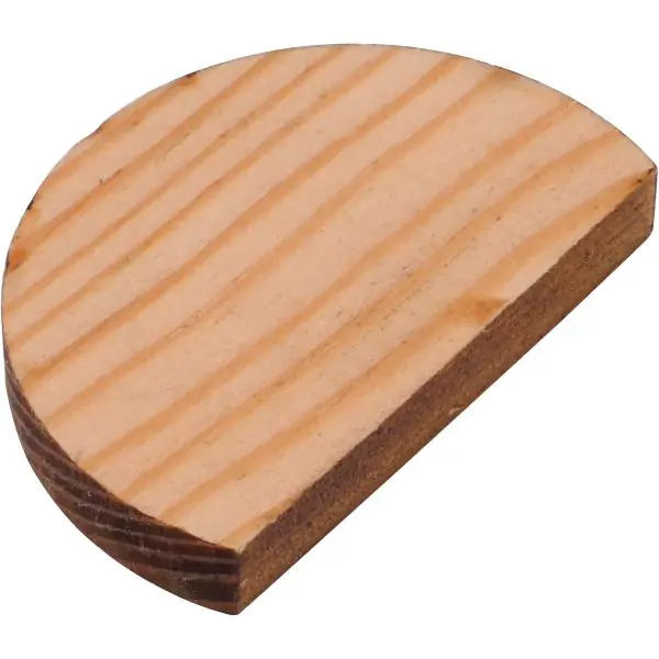 Novinka WINKHAUS Service Holzstopfen, Überschlag 18 mm, Stärke 5 mm, Holzart: Kiefer