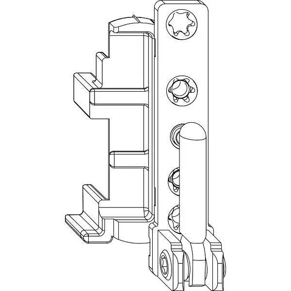 Aktuální MACO spodní ložisko DT130, 12/18 mm, levé, 130 kg, titan, (225378)