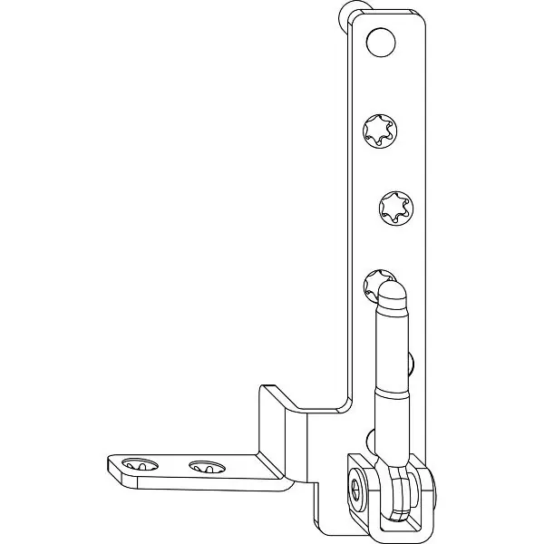 Sezónní Sleva MACO sp.ložisko MAMMUT dřevo 220kg, 12/18 mm, nos.čepy 9mm, titan, pravé(225494)