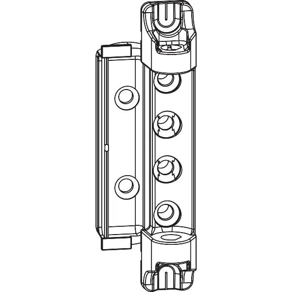 Novinka MACO nůžkové ložisko DT 12/20 mm, 160 kg, bílé (228637)