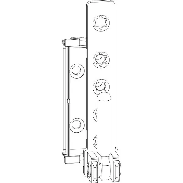 MACO rohové ložisko DT160, 12/20 mm, pravé, 160 kg, bílé (228638) Nízká Cena