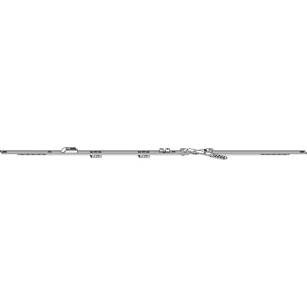 ROTO NT/NX Štulp převodovka křídla středová /variabilní D= 630 mm stříbrná Nakupujte Hned