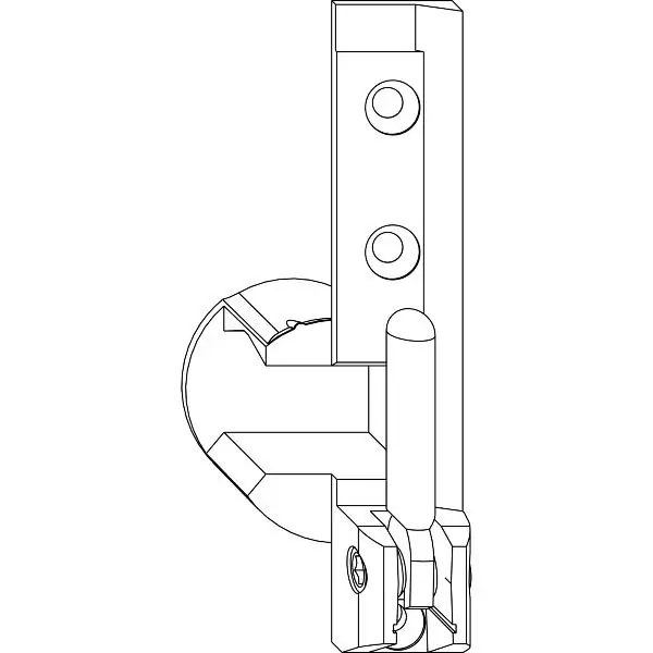 Rychlé Dodání MACO rohové ložisko TO, 12/20 mm, levé, 130 kg, stříbrné (54723)