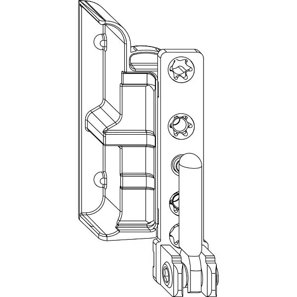 MACO spodní ložisko DT130, 4/18 mm, pravé, 130 kg, stříbrné (55092) Akční Nabídka