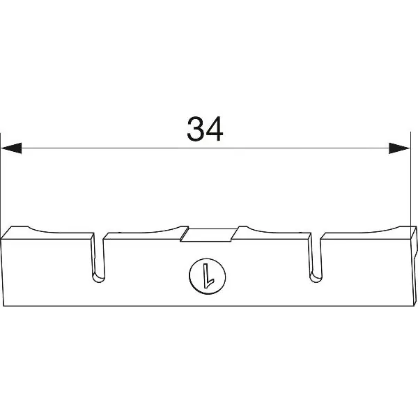 MACO-TRONIC podložka pro Reedkontakt RVS typ 4, PVC, bílá (363185) Omezená Nabídka