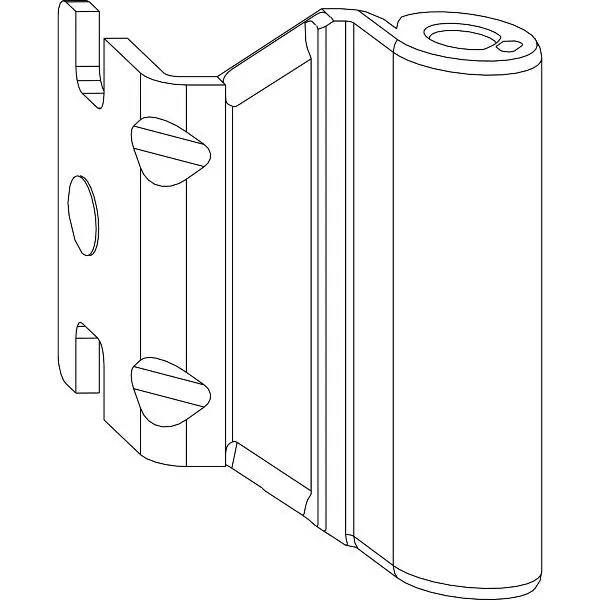 MACO úhelník závěsu AS/PVC 12/20-14 mm, 120 kg, stříbrný (55359) Nejlepší Volba