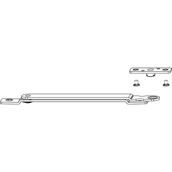 Horká Nabídka MACO omezovač otevírání dřevo Eurofalz, FFB 240-1300 mm, 80 kg,stříbrná (101517)