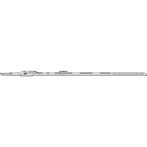 ROTO NT/NX zakulacený prvek vodorovný D= 380 mm stříbrný Výprodej