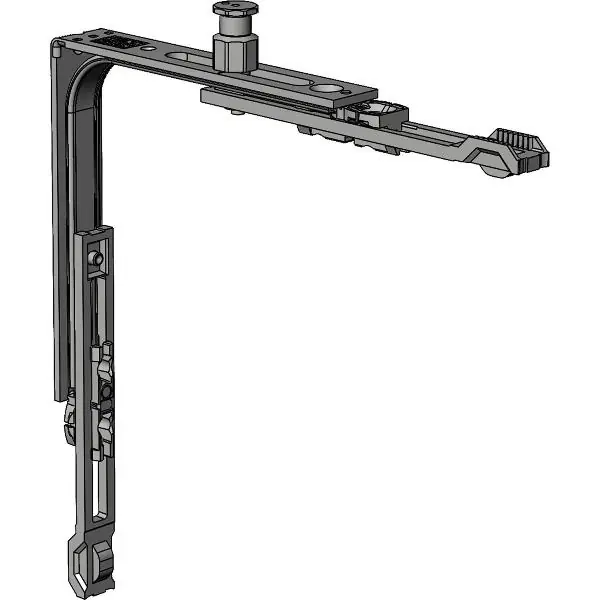 WINKHAUS rohový převod E1.N.BS16 prodloužená vůle šroubu 10-12 mm stříbrná Rychlé Dodání