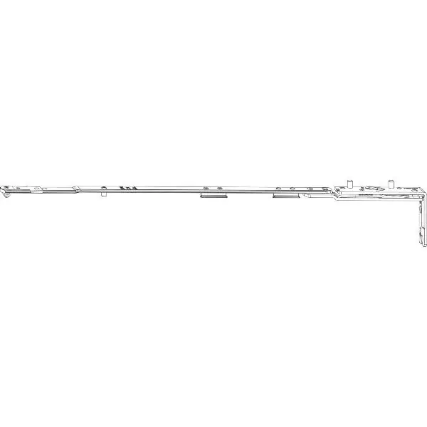 Bezpečná Platba ROTO NX raménko nůžek C vel. 250 dřevo hloubka falcu 30 mm stříbrné levé