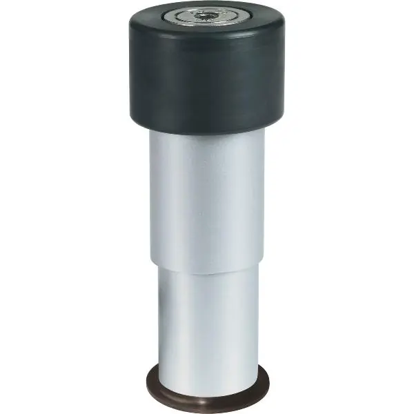 Expresní Doručení Vratová zarážka Gatestop, ø 60 mm, výška 60 - 140 mm, hliník stříbrná