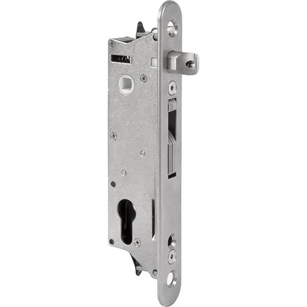 Zámek Fitylock s hákovým uzávěrem, PZ 92, DM 30 mm, oblý, nerez Výprodej