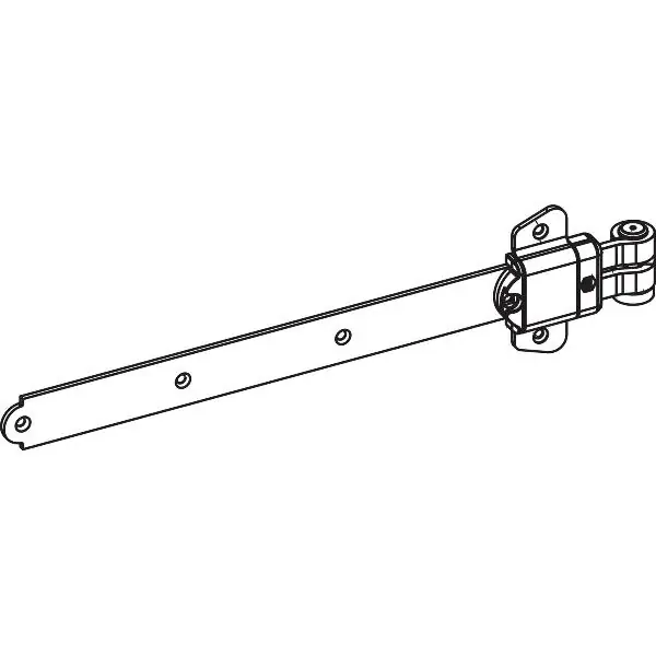 Nakupujte Hned MACO RUSTICO Dlouhý závěsMMV, ohyb pevný -5 mm, výstup 16–24 mm, černý