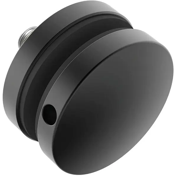 Bodový držák skla pro 8 - 17,52 mm sklo, ø 50 mm, nerez černý mat RAL9005 Oblíbený