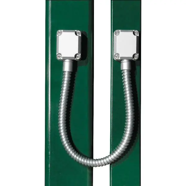 Sezónní Sleva Kabel.přechodka DVK s nerez. přemosťovací ochr., délka 450 mm, hliník.stříb.