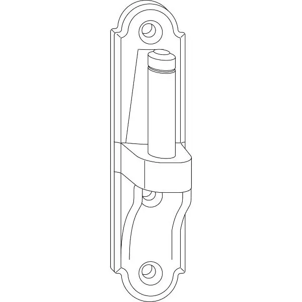 MACO RUSTICO deskový držák/hák BLR fix, Š=25 mm, odstup háku/čepu 15 mm (57098) Oblíbený