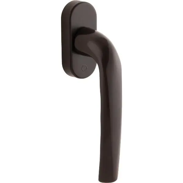 Sleva HOPPE Okenní klika Dolphin, čtyřhran 7x43 mm, hnědá