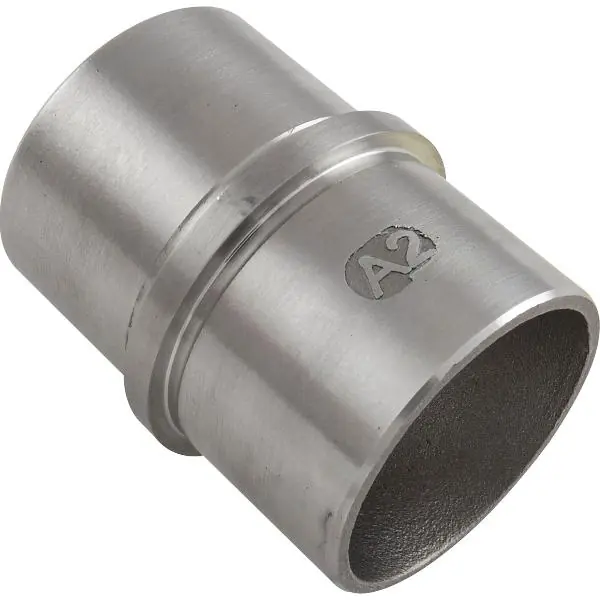 Zlevněný ECONOMY spojovací objímka pro trubku ø 42,4 x 2,0 mm, nerez broušená V2A