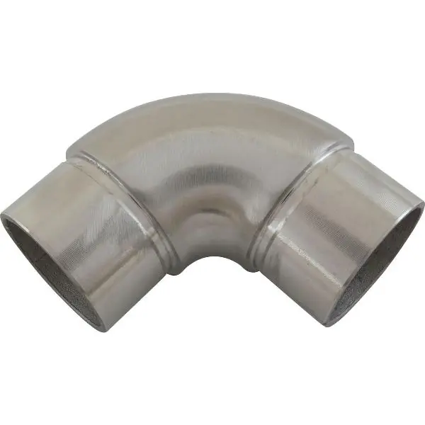 ECONOMY kolatý oblouk 90° pro trubku ø 42,4 x 2,0 mm, nerez broušená V2A Jen Po Omezenou Doba