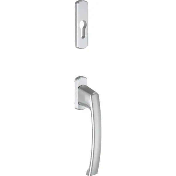 MACO SKB-S/SE/PAS vnější klika PZ, TL 74-90mm, hlíník černo-hnědý elox (213336) Vysoce Kvalitní