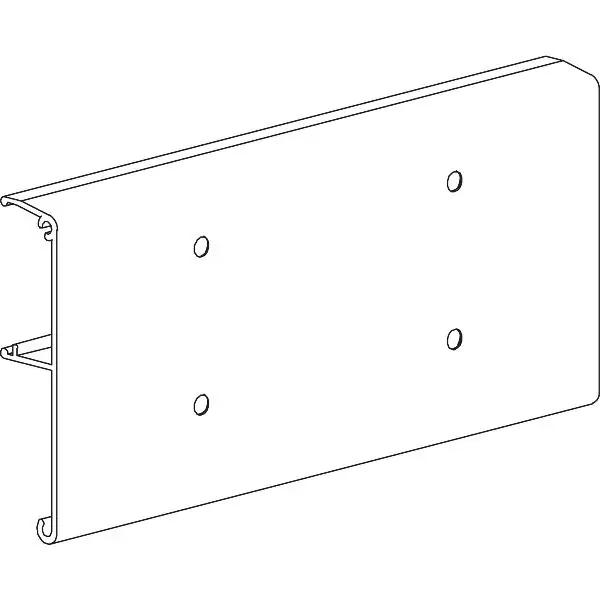 TERNO adaptérový profil s klipem 1380 pro dřevěné panely, délka 150 mm, hliník Časově Omezené