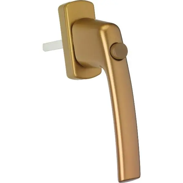 Omezená Nabídka MACO okenní klika HARMONY, s tlačítkem, 45°, noky 10/12, 7x35, bronz elox