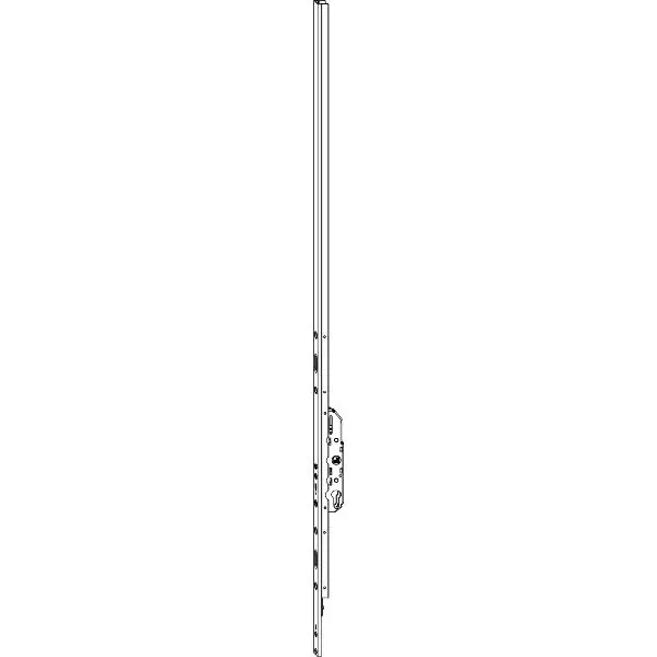 MACO HS převodovka PZ, DM 37,5, FFH 2460-2860mm, alu hnědý elox (214419) Doprava Zdarma