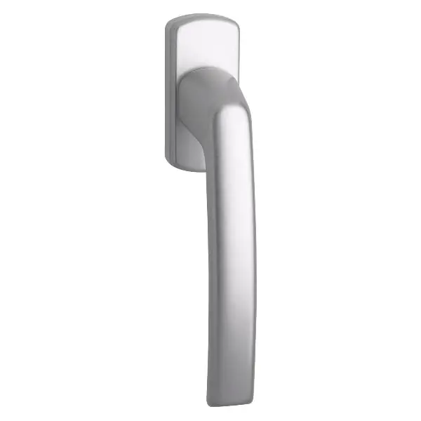 MACO okenní klika HARMONY, zakryté šrouby, 90°, noky 10, 7x35, stříbrný elox Sleva