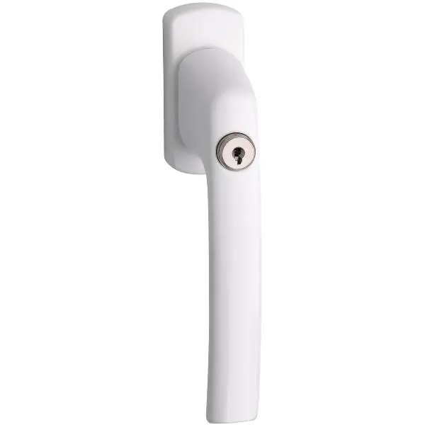 MACO okenní klika HARMONY, zamykatelná čtyřhran 7x32 mm, hliník bílý Akční Cena