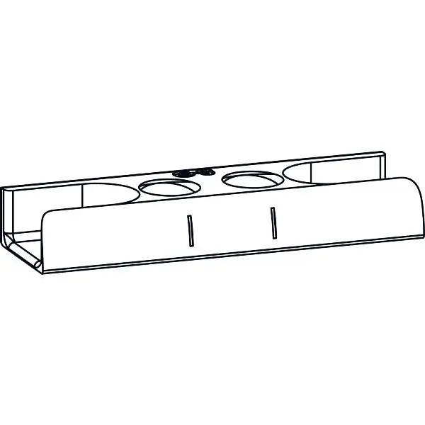 Akční Cena GU zamykací deska, Eurofalc 18x8mm, 9V, zinkové stříbro