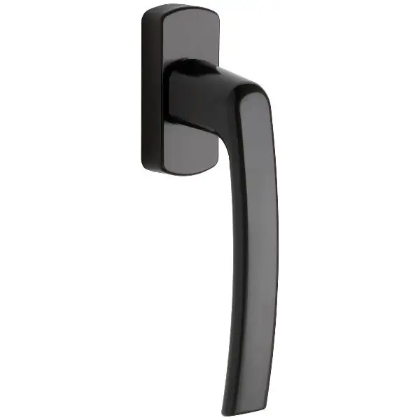 Výprodej MACO okenní klika HARMONY, zakryté šrouby, 90°, noky 10, 7x35, hnědá