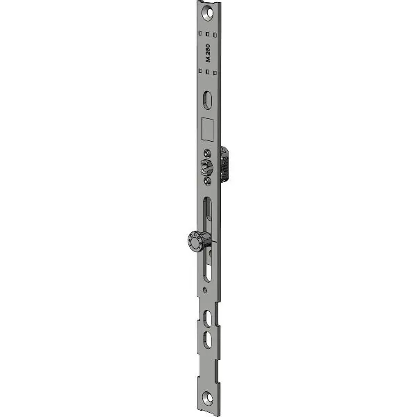 Nejprodávanější WINKHAUS Středový zámek M.250-1, L=250 mm, 1 jistící čep, stříbrný