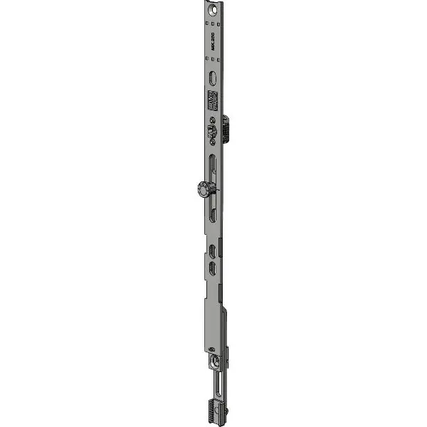 WINKHAUS Střed. zámek MK.250-1, L=250 mm, 1 jistící čep, rozšiřitelný, stříbrný Vysoce Kvalitní