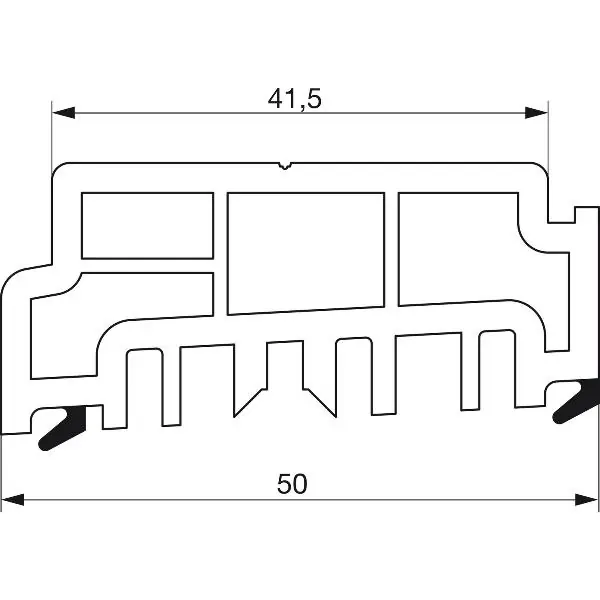 GU horní kolejnice Thermostep/Timberstep P1634, L=1500 mm, šedý plast Kup Teď
