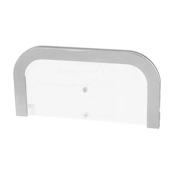 Nová Kolekce Podávací okénko na tloušťku skla 4-6 mm, 300 x 152 mm, plast světle šedý