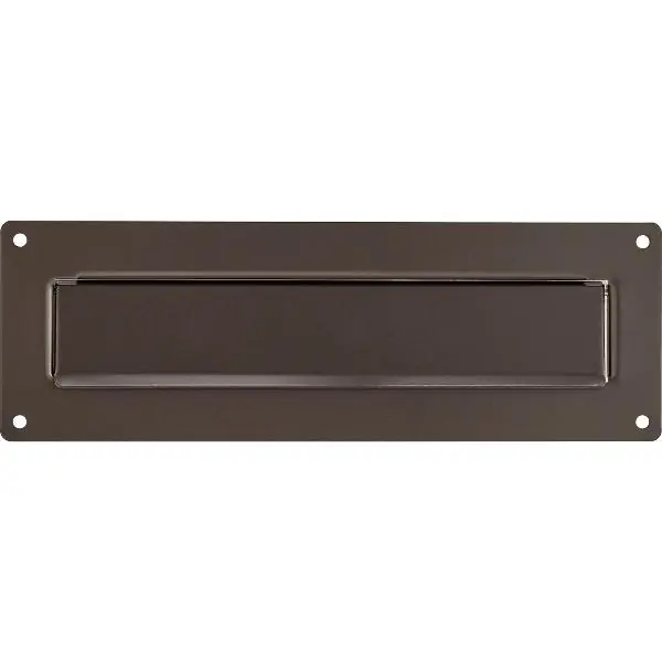 Výprodej Vyklápěcí klapka pro vhoz PORTA 796, 304x101x3 mm, černá-hnědá, metalická matná