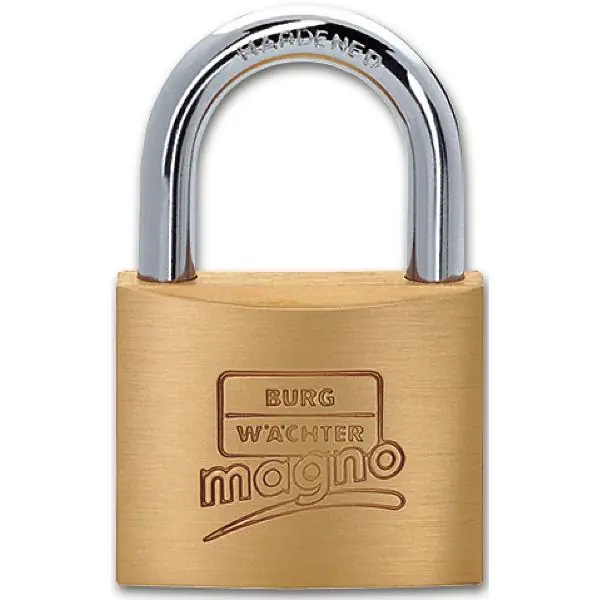 BURG-WÄCHTER visací zámek 400 E Magno stejné zamykání, zá KA1, šířka 50 mm Rychlé Dodání