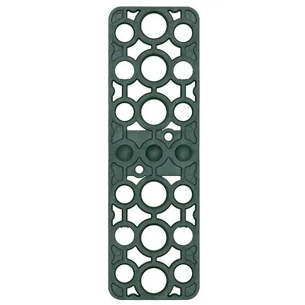 GV podložka, 160 x 50 x 3 mm, plast zelená Vysoce Kvalitní