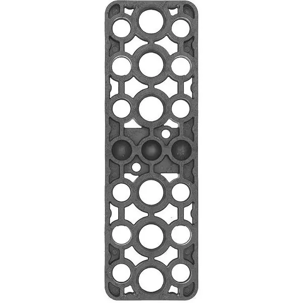 GV podložka, 160 x 50 x 15 mm, plast šedá Nejlepší Cena