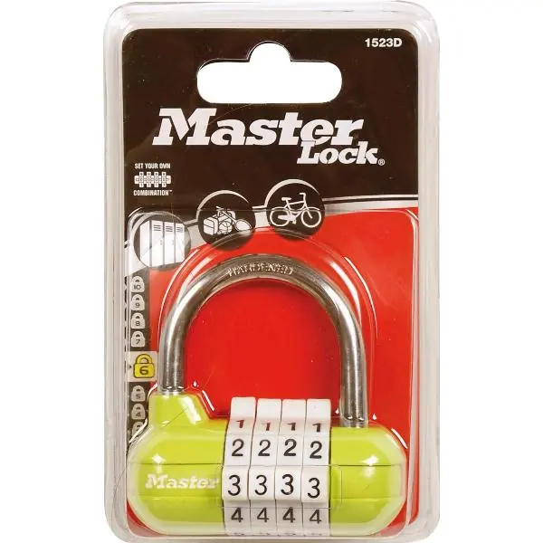 Koupit Online Visací zámek MASTER LOCK 1523 EURD Pro Sport, 64 mm, barevný, SB