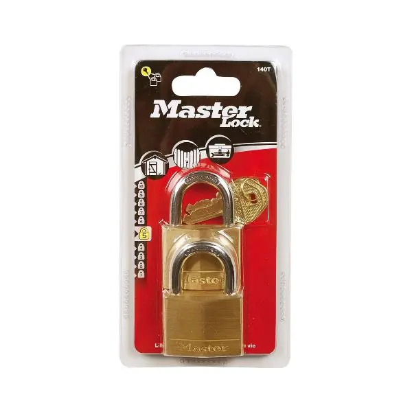 MASTER LOCK visací zámek 140 EURT mosaz, šířka 40 mm, stejné zamykání SB-2 Pouze Dnes