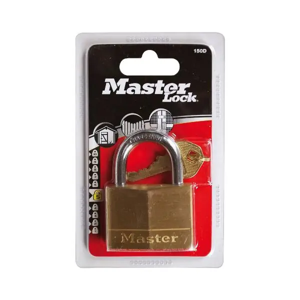MASTER LOCK visací zámek 150 EURD mosaz, šířka 50 mm, různé zamykání SB Sezónní Sleva