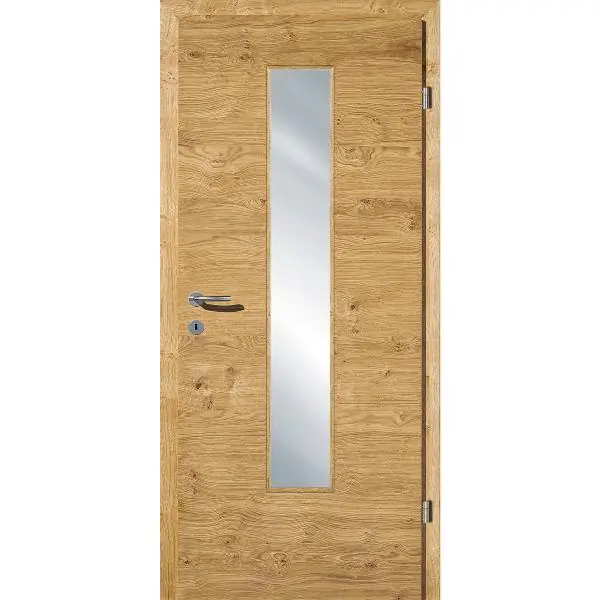 Rychlé Dodání SOLIDO Creativ dveře Florenz dub divoký příčně, lak. sklo levé 950/2030 mm